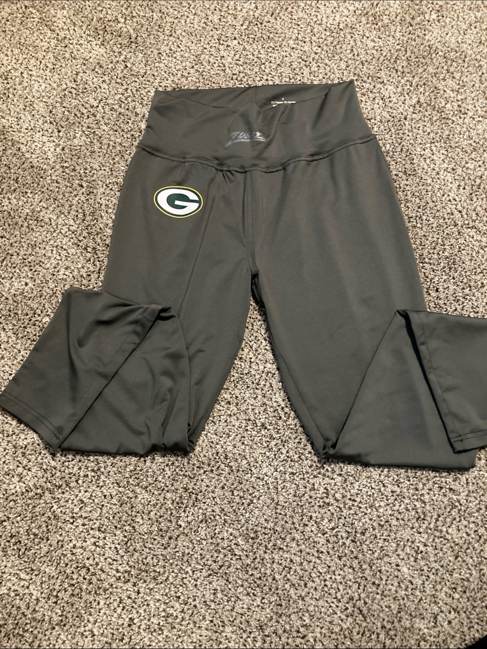 Women’s Green-bay Packers Gray Athletic Leggings